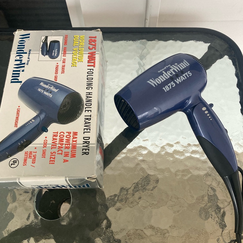 Working Foldable Home/Travel Hair Dryer